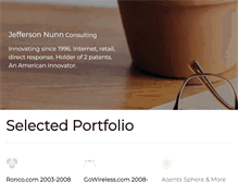 Tablet Screenshot of jeffersonnunnconsulting.com